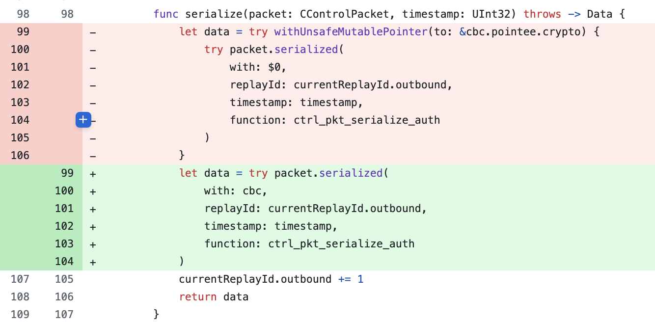 Example in Swift